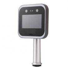8inch Face Recognition Body Temperature Measurement System with 110CM floor stand and Dispenser for option